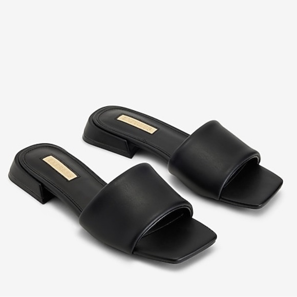 Express Thick Strap Flat Sandals - Picture 1 of 9